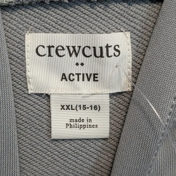NWT J. Crew Gray & Black Hoodie Sx XXL Kids - Picture 5 of 7